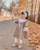 پیراهن یقه گل
