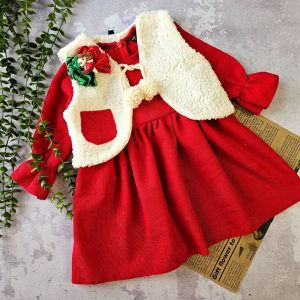 پیراهن جلیقه تدی یلدایی