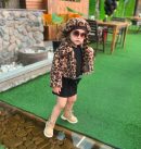 ست پلنگی کلاه دار