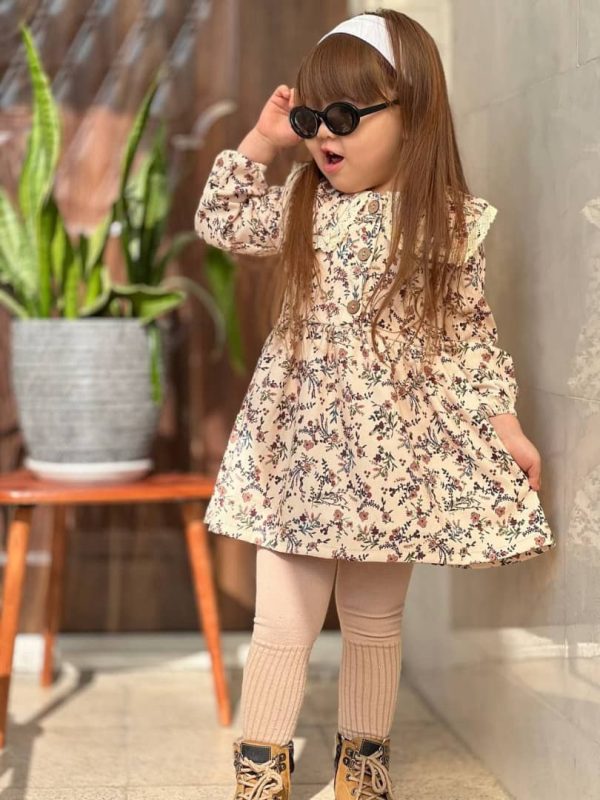 پیراهن یقه شنلی