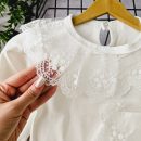 بلوز پنبه یقه گیپور