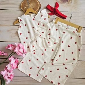 تاپ شلوار قلب قلبی