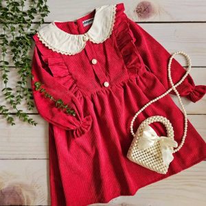 پیراهن یقه ب ب یلدایی