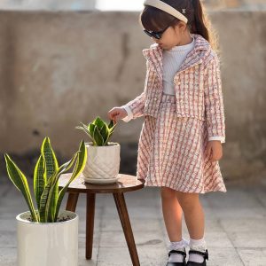 کت دامن کلوش شنل