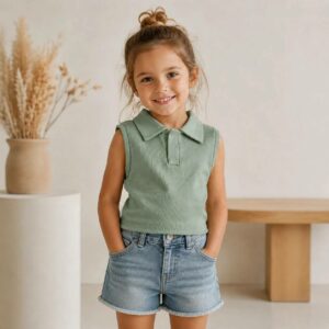 کراپ تاپ یقه شکاری